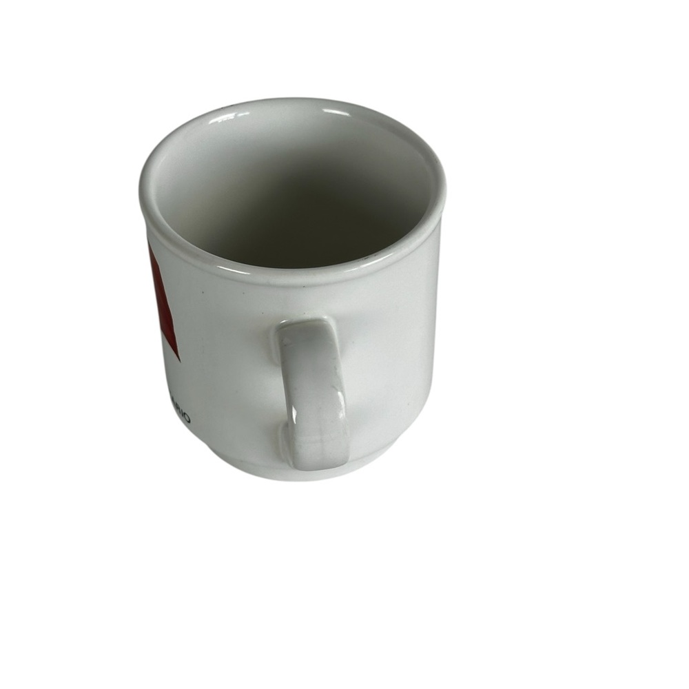 Canada Flag Mug - White and Red, The Mug is a Souvenir Item Ceramic - Picture 4 of 15